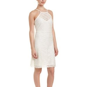 LAUNDRY By Shelli Segal Halter A Line Lace Dress
